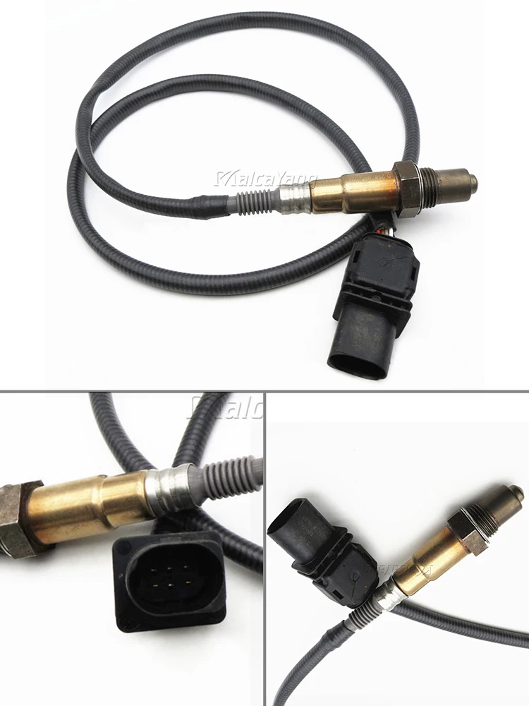New 0258017025 Lambda O2 Exhaust Gas Oxygen Sensor For VW Skoda Audi LSU 4.9 Wire Band OE#0 258 017 025