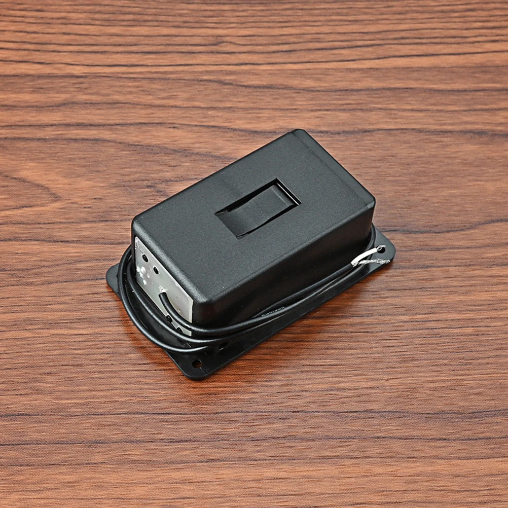 

Plastic Box for Guitar Bass Pickup Holders Cases Compartment Durable Lightweight Practical Easy Replace Old Boxes