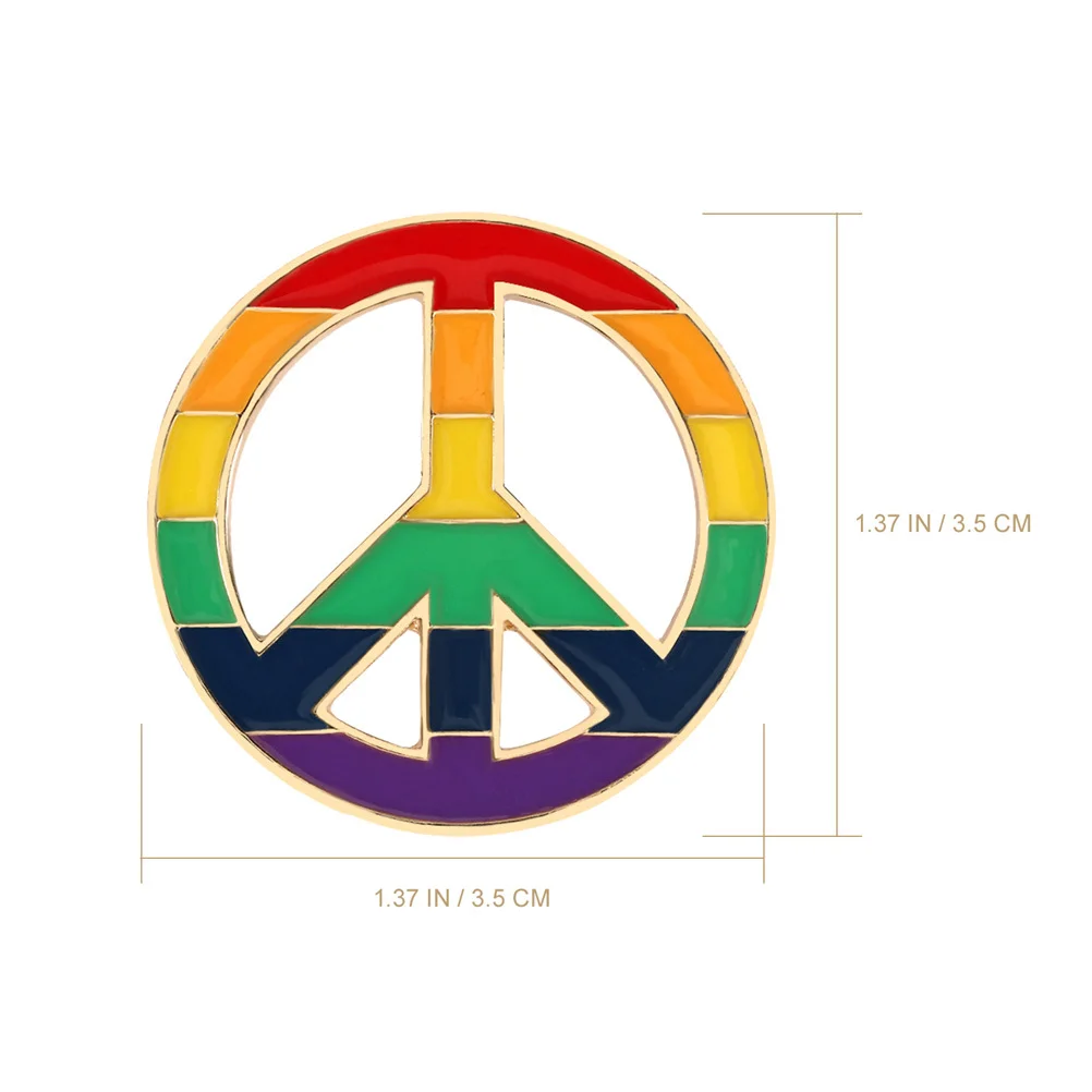 

4Pcs Rainbow Brooches for Girls Premium Alloy Fashion Pin Decorative Accessory Wearable Jewelry Gift for Mom Bride