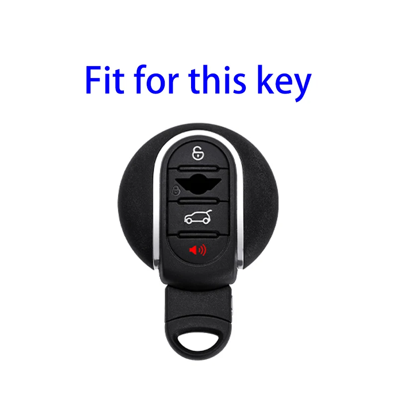 4 Buttontpu Lederen Auto Key Case Cover Shell Voor Bmw Mini Cooper Clubman Countryman F54 F55 F56 F57 F60 Protector accessoires