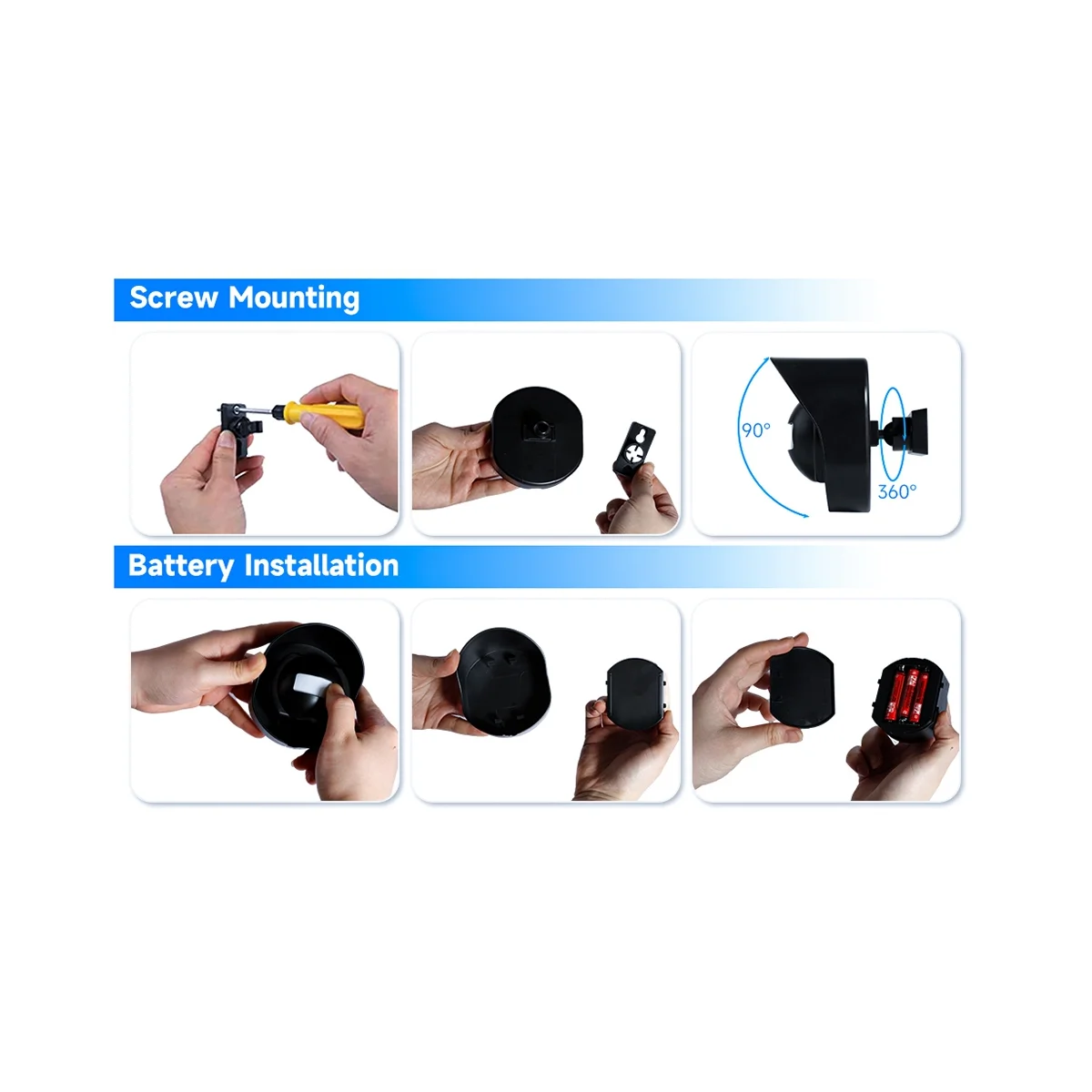 Cancello ingresso visitatore campanello campanello allarme allarme AC110-240V sensore di movimento Wireless campanello campanello (B) spina ue