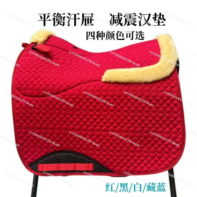 Sweat Pad Saddle Balance Pad Riding Shock Absorption Saddle Anti-Hit Back Pad