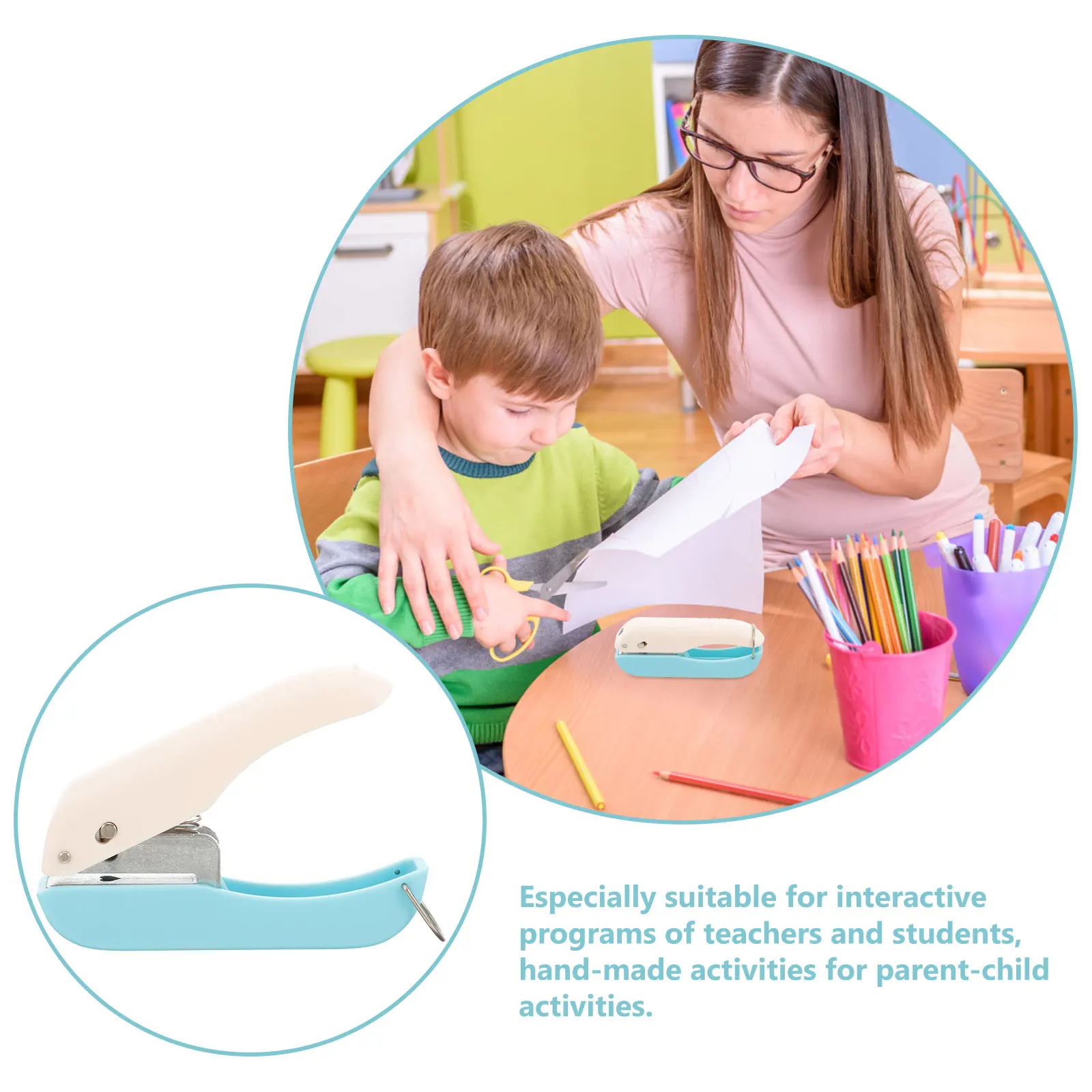 

Single Hole Child Small Handheld ABS Plastic Craft Corner Puncher Paper DIY Tool Shape Hole Punch Mini Punch for Kids Art