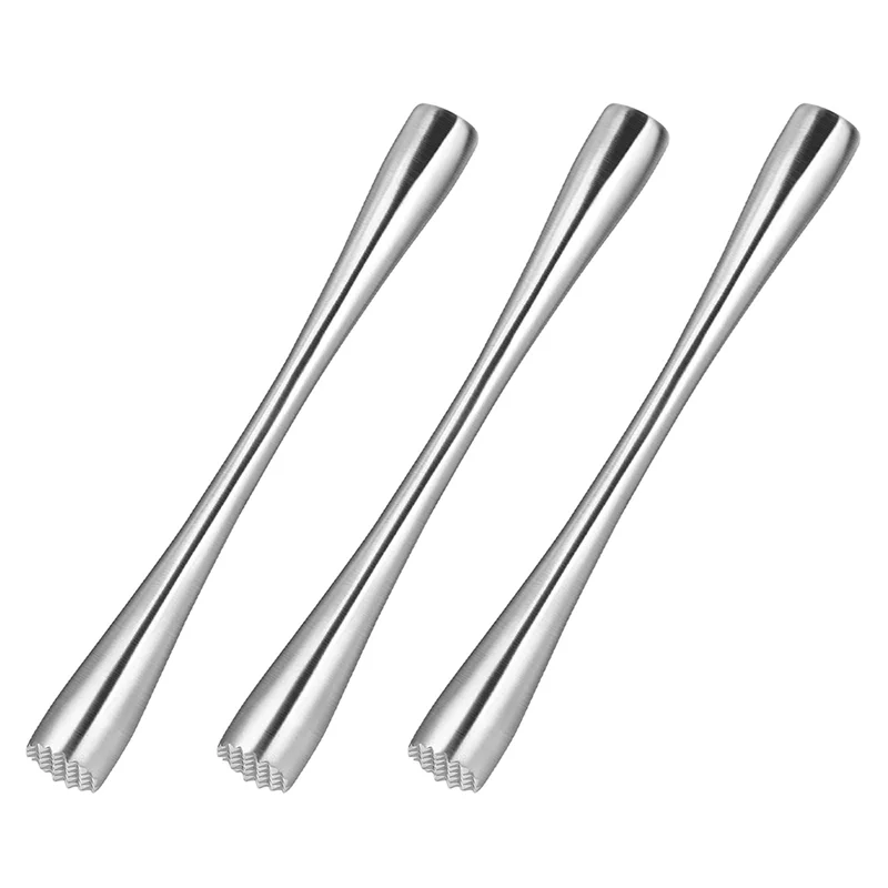 

EYFL-3X Cocktail Muddler Stainless Steel Lemon Masher Cocktail Muddler Ice Masher For Fresh Fruit Spice Ice Bars Tools 26 Cm