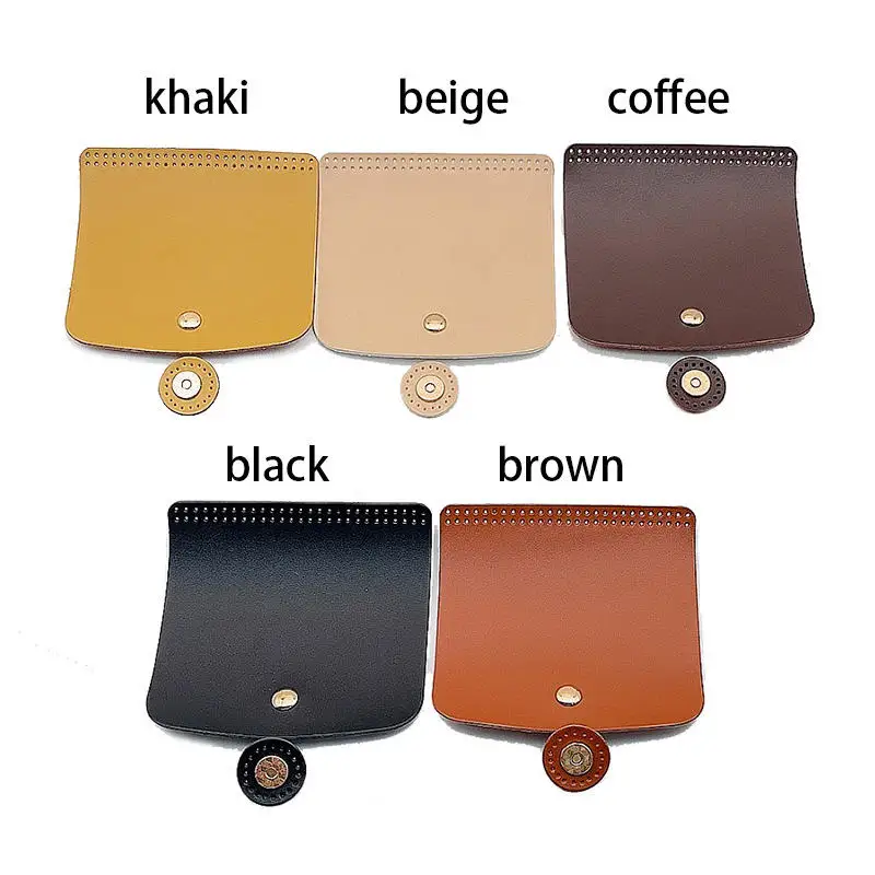 إكسسوارات أجزاء الحقيبة بلون سادة، حقيبة كتف بديلة، غطاء مادة رفرف مصنوع يدويًا، حقيبة يد سفلية يمكنك صنعها بنفسك