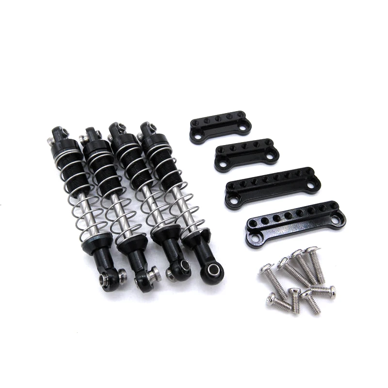 Металлический амортизатор с удлинителем, Кронштейн сиденья для MN D90 D91 D99S MN99 MN99S 1/12 RC Car, черный