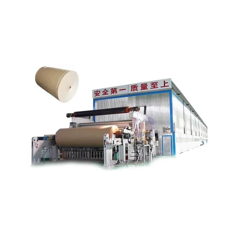 Golfkarton Productielijn, Winstgevende Projecten 2400Mm Afval Kartonnen Doos Pulping Kraft Gegolfd Papier Making Machine