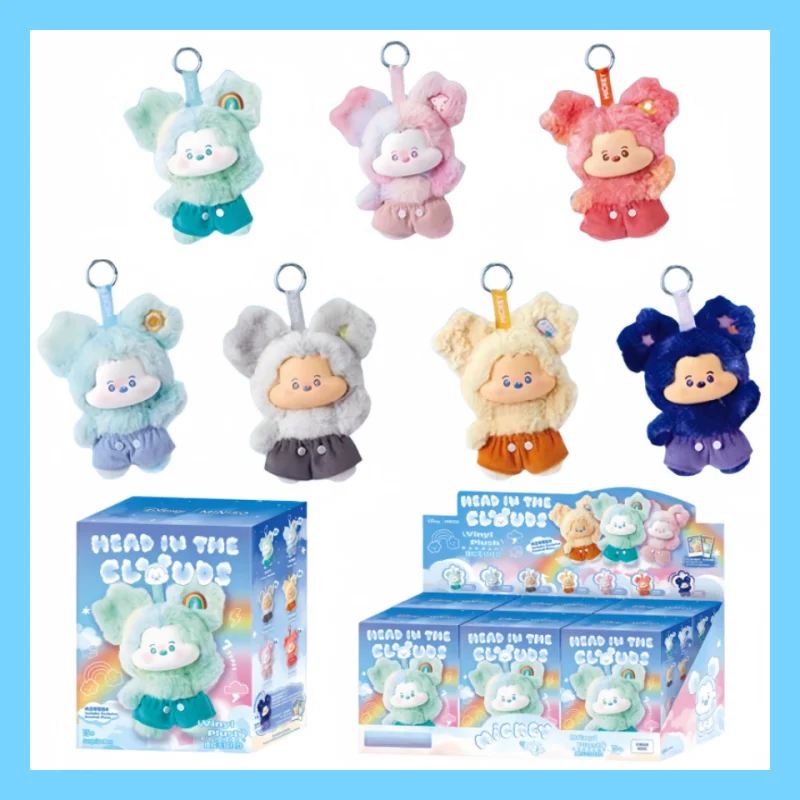 

Genuine Mickey Head In The Clouds Series Blind Box Vinyl Face Dolls Trendy Toys Collectible Mystery Box Kids Gift Bag Pendant