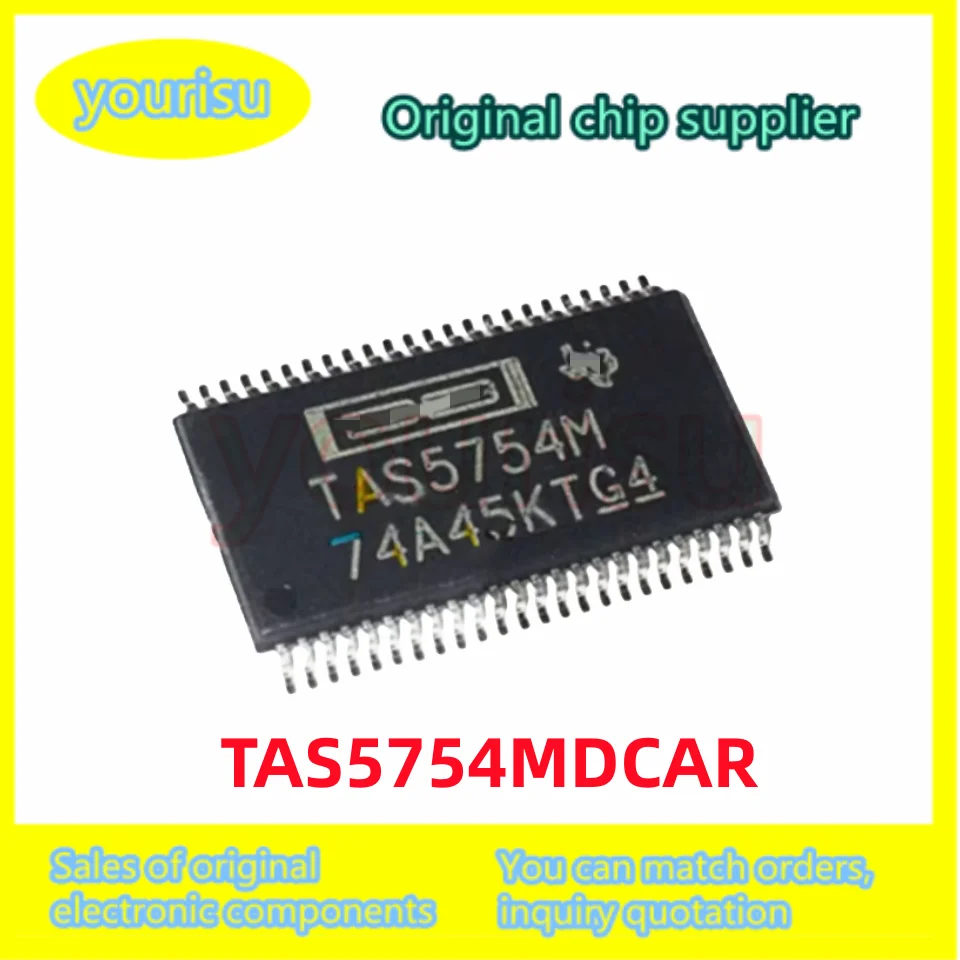 5Pcs/Lot Original TAS5754MDCAR TAS5754M TAS5754 Audio Amplifier Chip IC