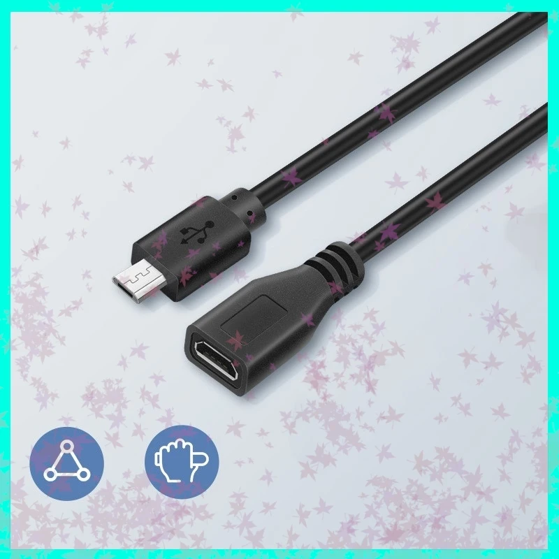 30CM Micro USB 2.0 A Femmina Jack Interfaccia Android 4 Pin 2 Pin Maschio Femmina Cavo di ricarica dati di alimentazione Connettore E3