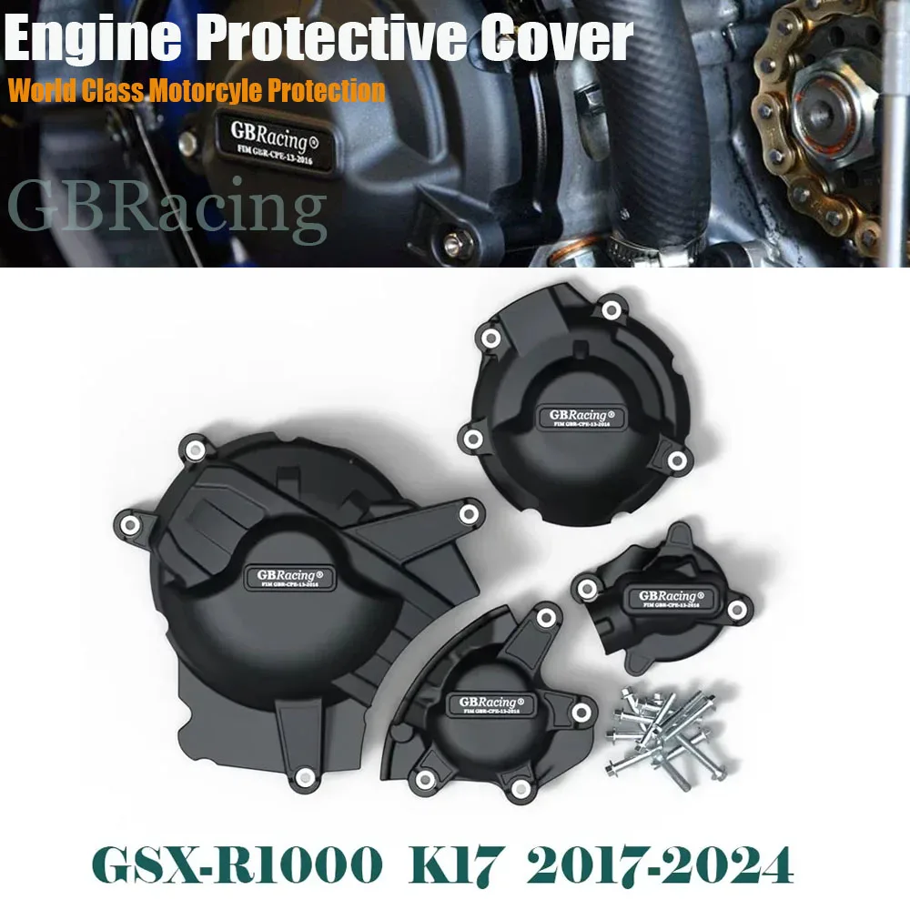

Engine Cover Protector Set for SUZUKI GSXR1000(R) L7-L9 GSX-R1000 2017-2021 K17 GBRacing