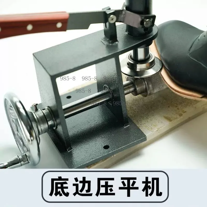 Upgraded Sole Edge Flattening Machine Handmade Shoe Making Tool DIY Leather Shoe Repair Pressing Machine for Shoe Crafts