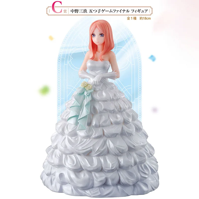 BANDAI Ichiban KUJI The Quintessential Quintuplets Nakano Ichika Nino Miku Yotsuba Itsuki PVC Anime Action Figures Model Toy