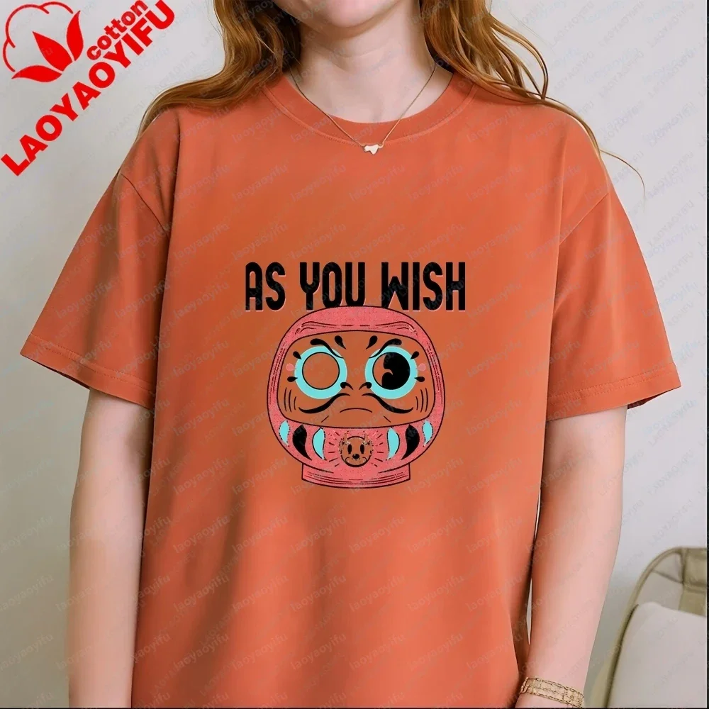 The Cuphead Fun and Crazy Classic Cotton Short-sleeved Shirt Suitable for Both Men and Women, Large-sized T-shirt with Pattern