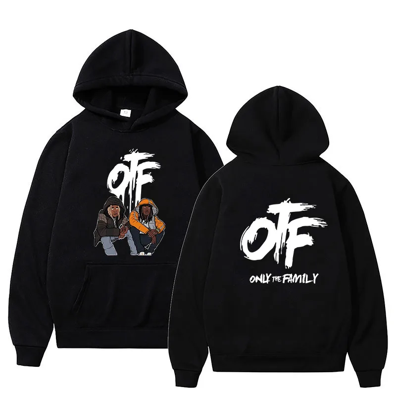 

OTF Hoodie Men Fashion Hoodies Lil Durk Hooded Sweatshirt Women Sweats Long Sleeve Pullovers Rapper Hoodie Boy Coats Clothes