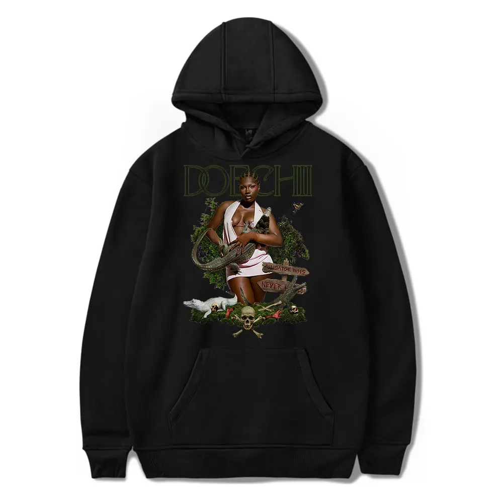 

DOECHII Merch Doechii Swamp Princes Sweatshirt Vintage Hoodie Unisex Harajuku Hip-hop Streetwear Sweatshirt Spring and Autumn