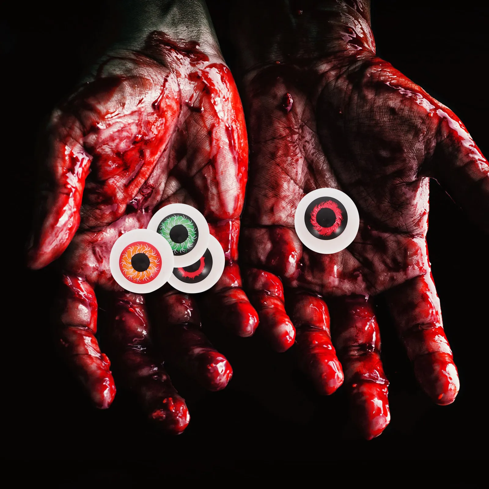 

16Pcs Ball Props Scary Halloween Decorations for Party Favors Creepy Eyeball Supplies Horror Gathering Accessories