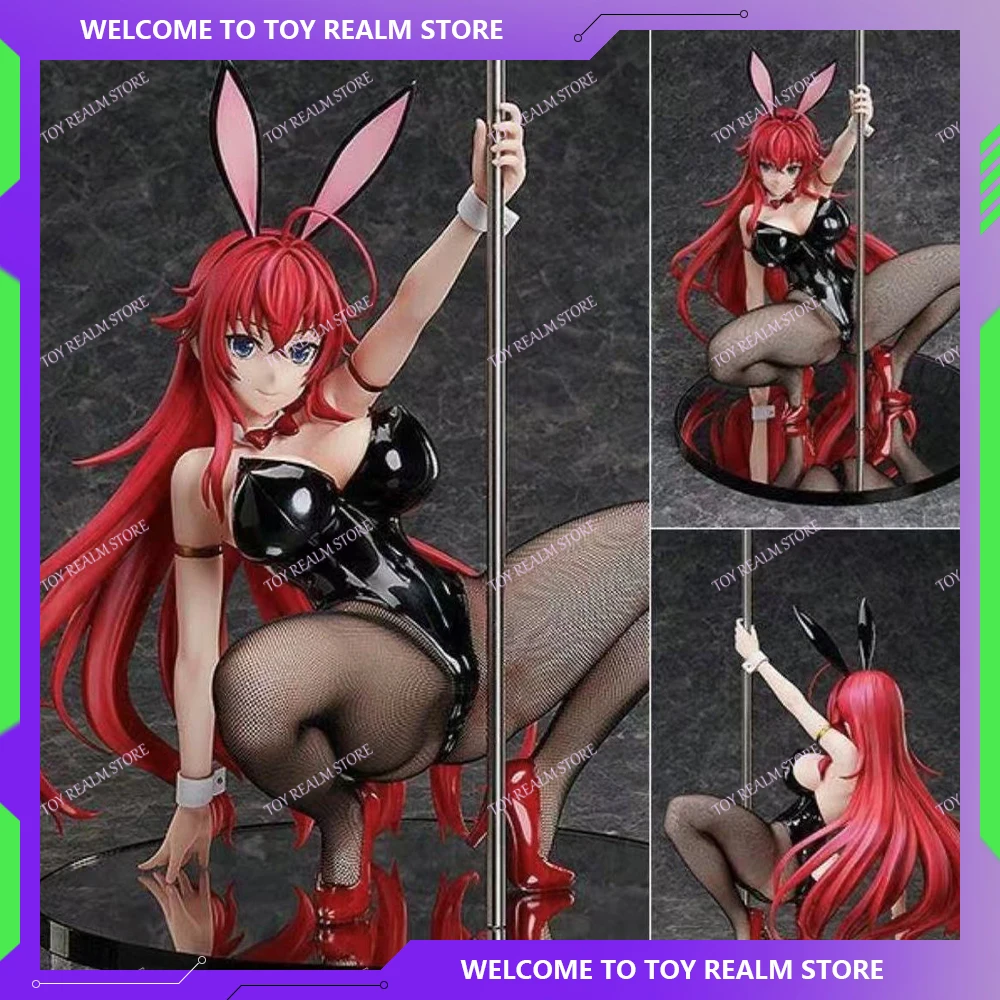 High School D X D FREEing B-style BorN Rias Gremory Bunny Ver Girl Anime Figure 1/4 PVC Action Figure Collectible Model Toy Gift