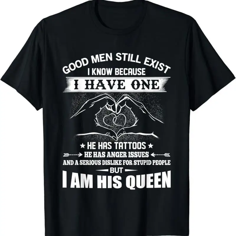 T-shirt pour hommes, bons, j'existe encore, je sais parce que d'avoir un, il a des tatouages
