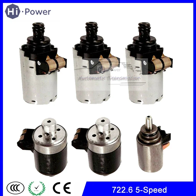 Original 722.6 Transmission Clutch Solenoids 100% tested for Mercedes Benz 5-SPEED Automatic Gearbox valve body Solenoid Kit