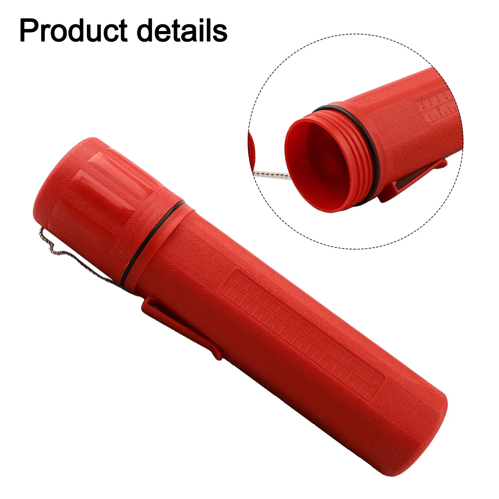 Red Welding Rod Storage Tube Container MMA Electrode Holder 4.5kg Capacity Rod Guard Electrode Rod Storage Protection