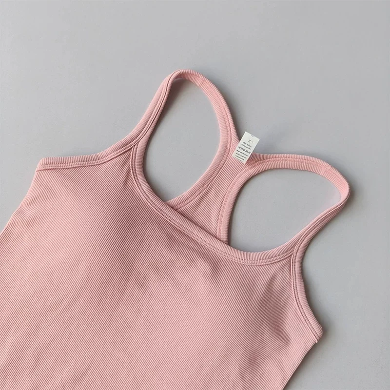 Nahtloser Yoga-BH für Damen in I-Form, stoßdämpfend, mit Brustpolster, schnelltrocknend, dehnbar, ideal für Fitnessstudio und Laufen. – Detail 19