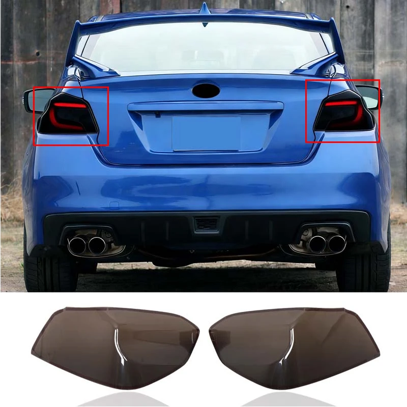 For Subaru WRX STI/11th  2015-2021 generation Impreza taillight cover, rear taillight smoked black decorative cover, car styling