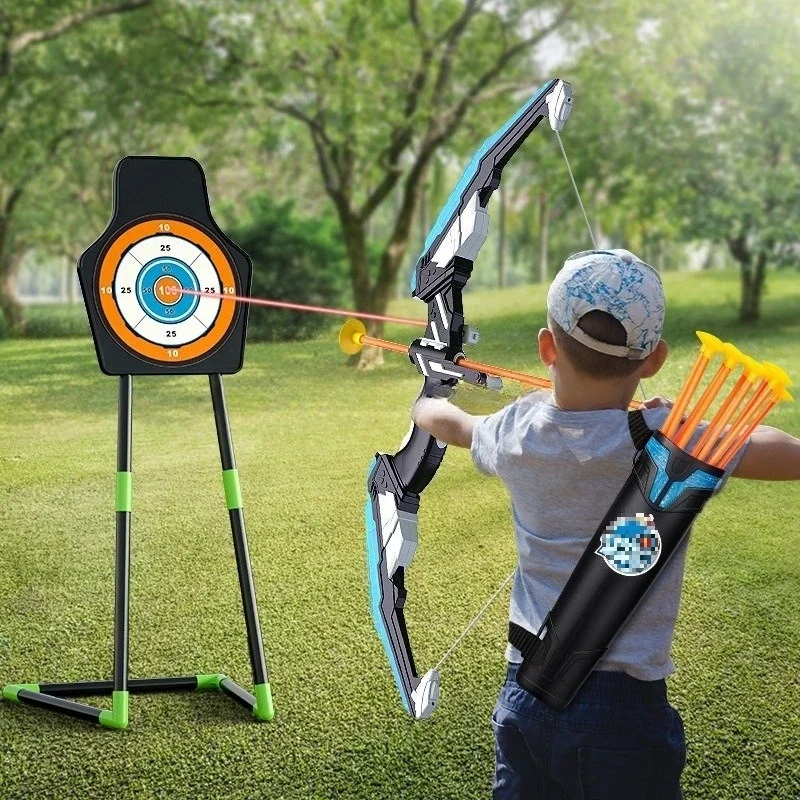 Suction cup archery crossbow children's bow and arrow home shooting set
