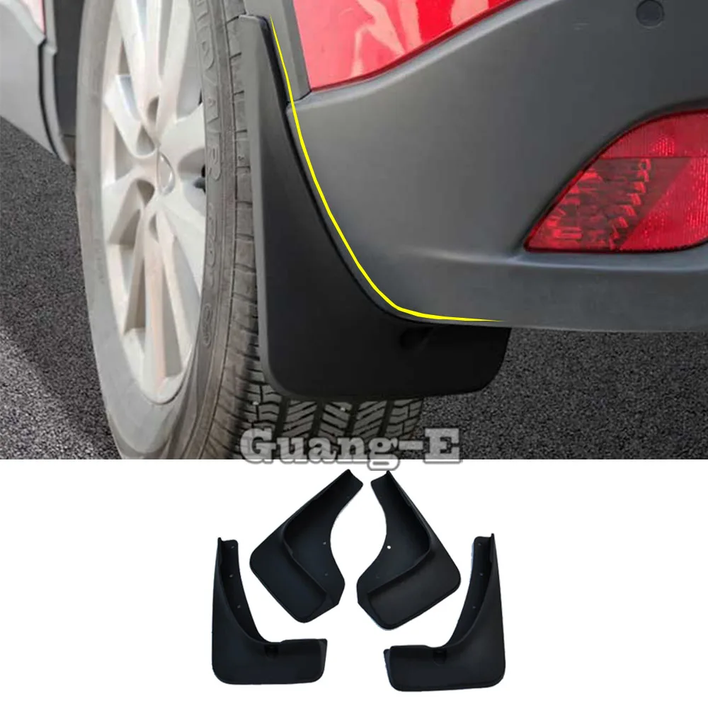 

Для Mazda CX-5 CX5 2012 2013 2014 2015 2016 крышка кузова автомобиля пластиковое крыло мягкий брызговик клапан брызговик рамка отделка 4 шт.