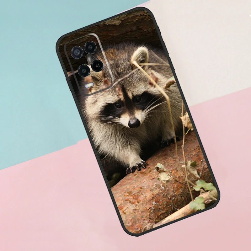Raccoon Case For OPPO A15 A16 A52 A72 A54 A74 A94 A3S A5S A83 A91 A93 A5 A9 A31 A53 2020 Cover image 2