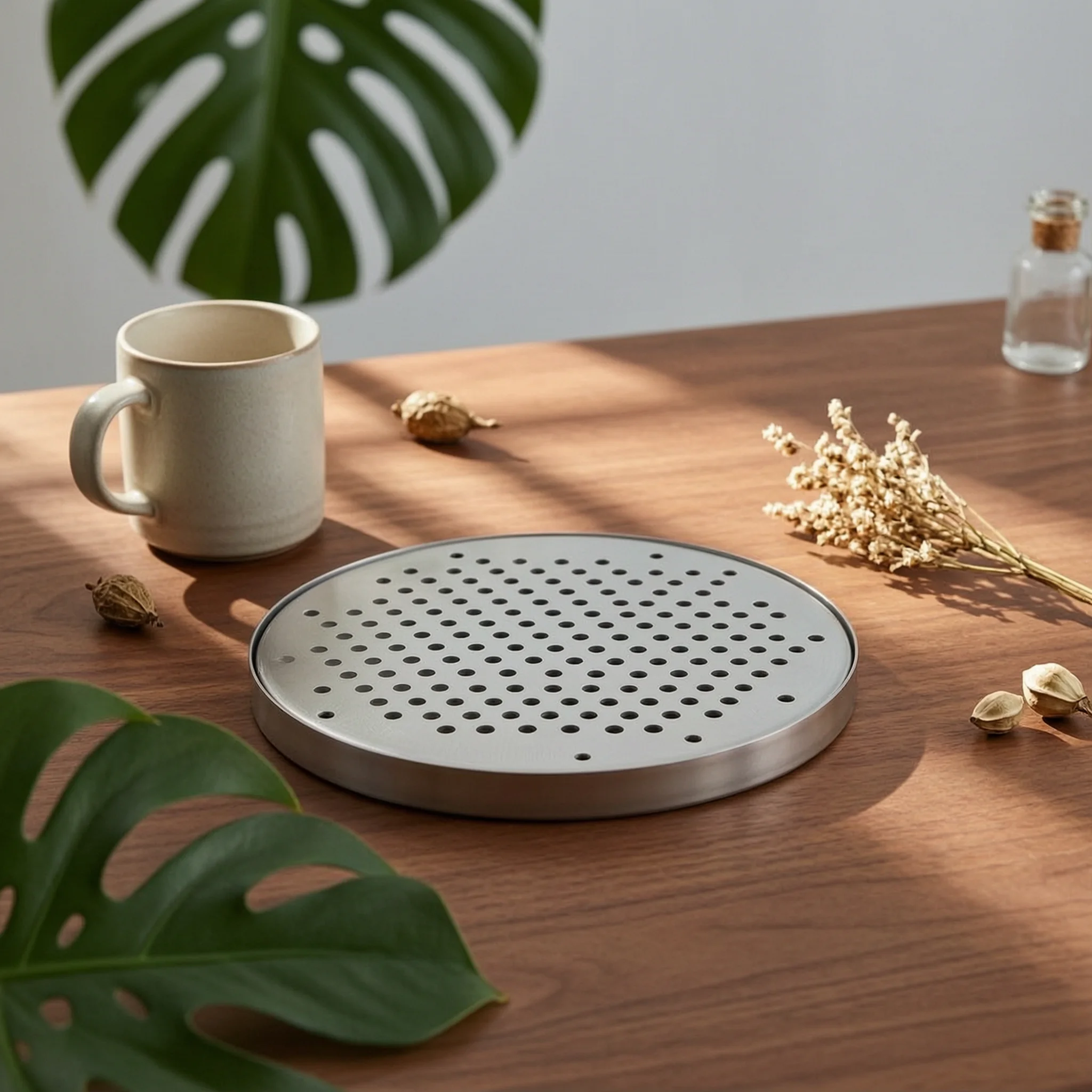 Perforated Liquid Collection Tray Tray Easy to Clean Stainless Steel Liquid Collection Tray Tray Heavy-Duty Polished