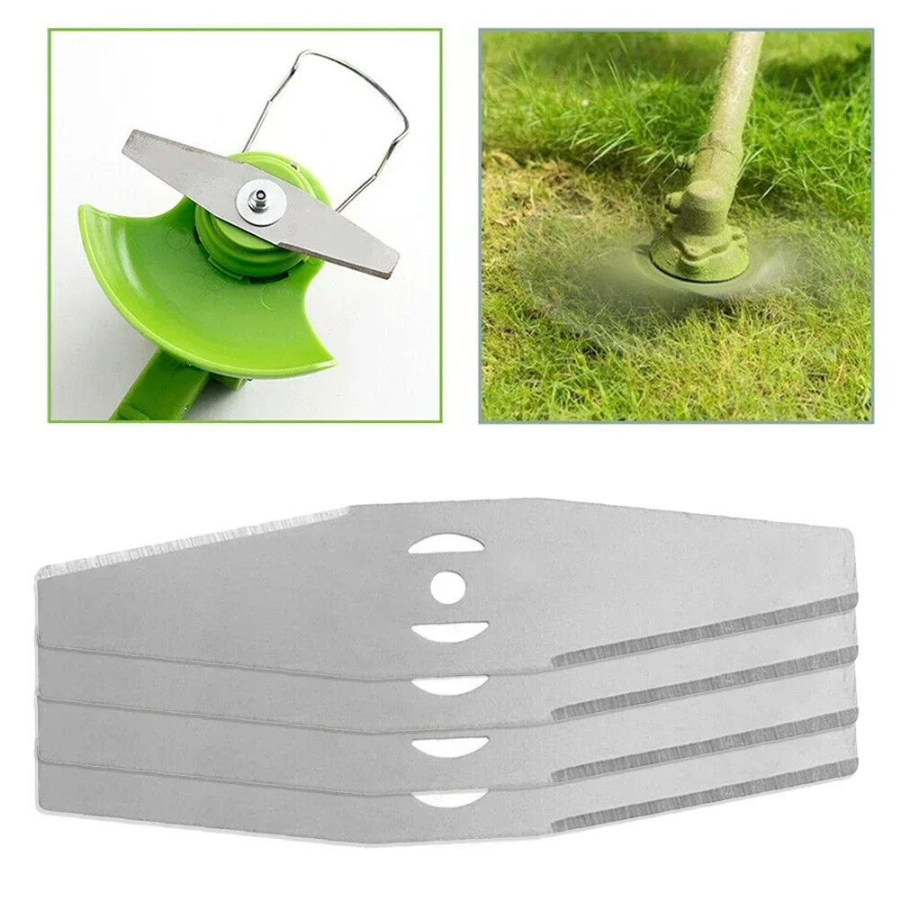 4pcs Metal Grass String Trimmer Head Replacement Saw Blades Lawn Mower Fittings  Brush Cutter Spare Parts Garden Power Tools