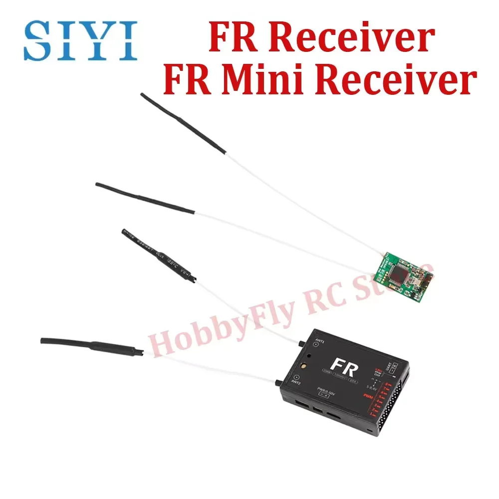 SIYI FR Receiver and FR Mini Receiver 2.4G with Long Range Telemetry S.Bus PWM Control for FT24 Transmitter FM30 Radio Module