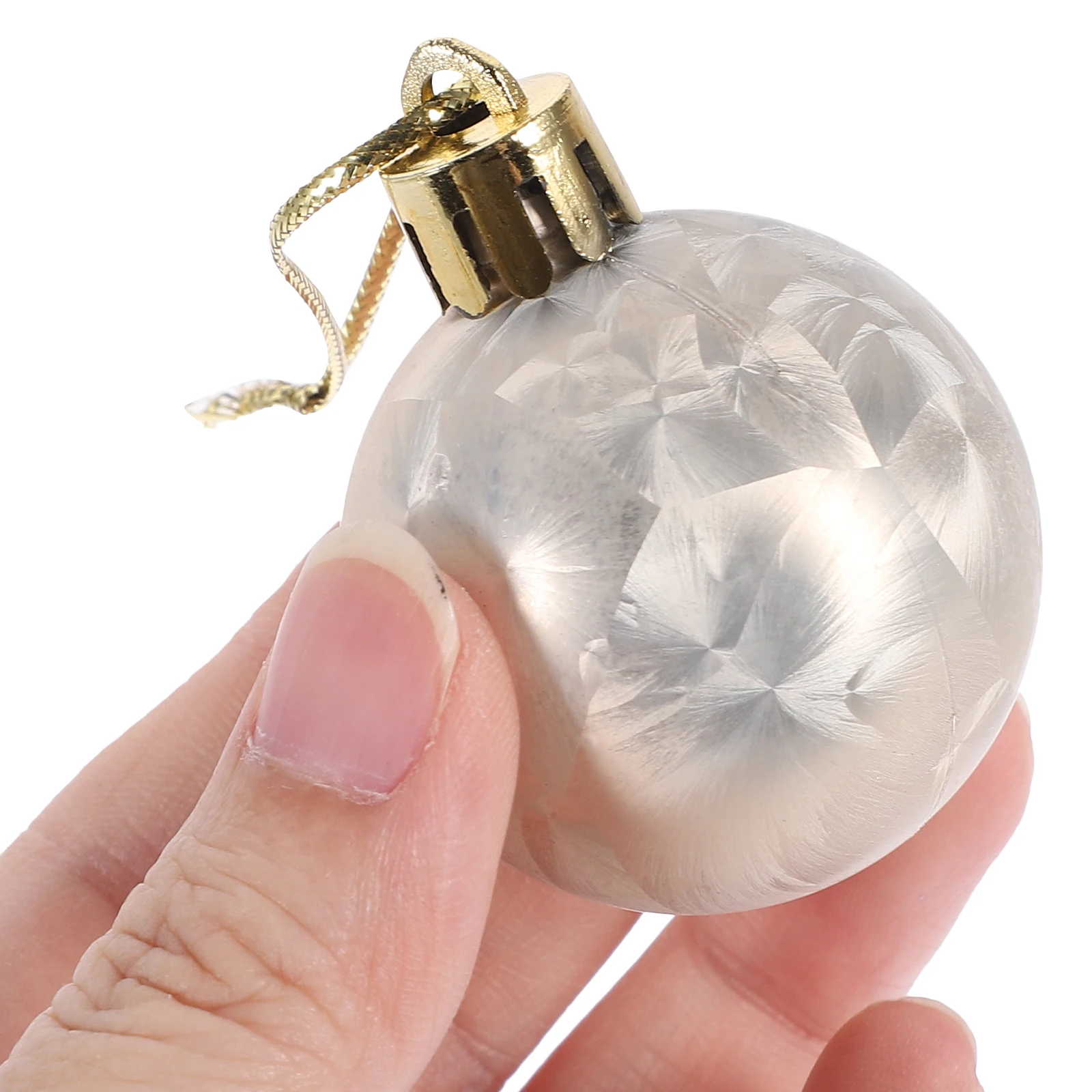 

24 Pcs Filling Christmas Ball Decoration Man Party Pvc Giant Decorative Pendants