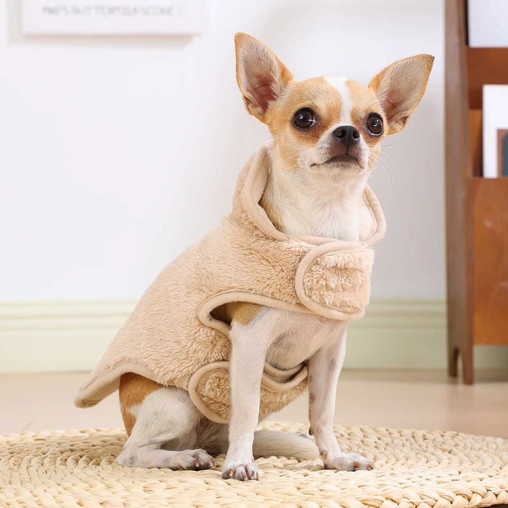 Wendejacke für große Hunde, warmer Fleece-Wintermantel, verstellbar, Stehkragen, Haustierweste, Hunde- und Katzenkleidung für Labrador Golden Retriever – Detail 15