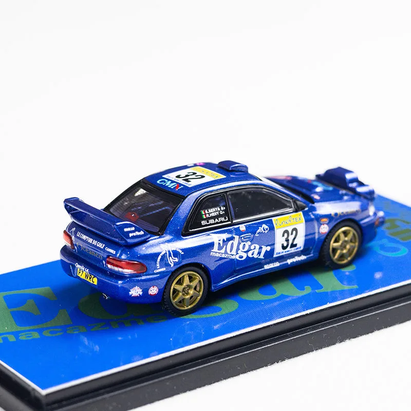 مجموعة نماذج السيارات المصنوعة من خليط معدني لبطل رالي FineWorks64 FW 1:64 GC8 WRC