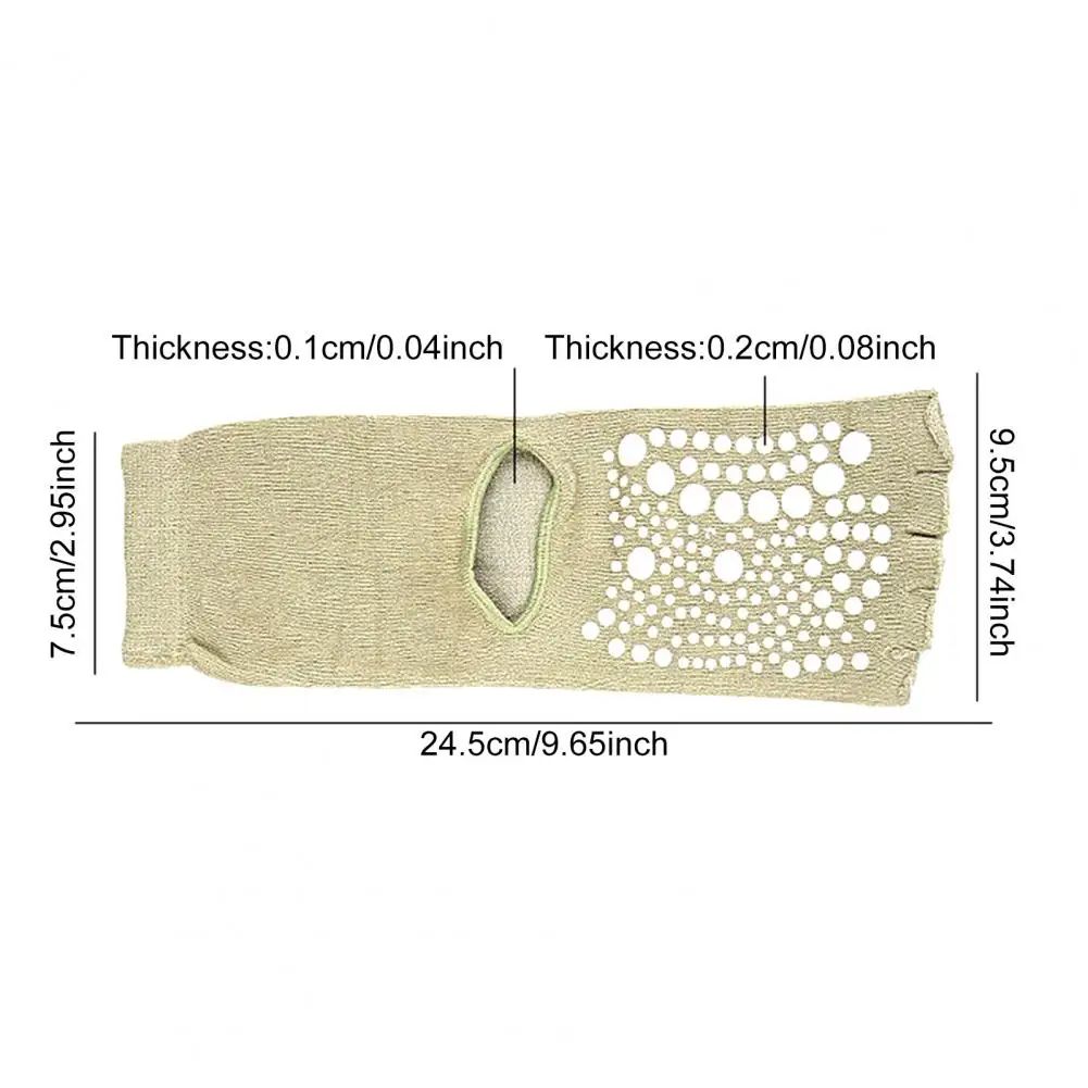 1 Pasang Kaus Kaki Lima Jari Punggung Terbuka Yoga Katun Wanita Kaus Kaki Pilates Olahraga Antiselip Sejuk Sandal Balet Kebugaran Gym Tari ﻿