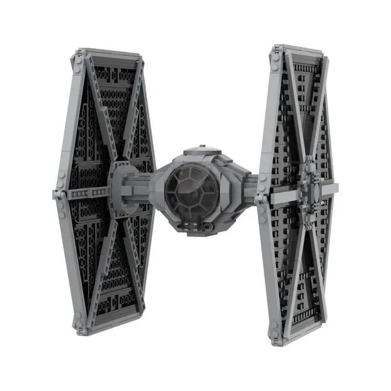 

Custom MOC-19900 Sci-Fi Interstellar War Starfighter Model (732 Parts)