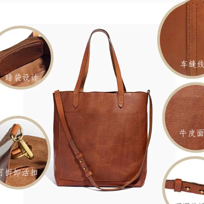 Small Vintage Genuine Leather Messenger Shoulder Bags Women Retro Designer Ladies Totes High Quality Ladies Crossbody Bag