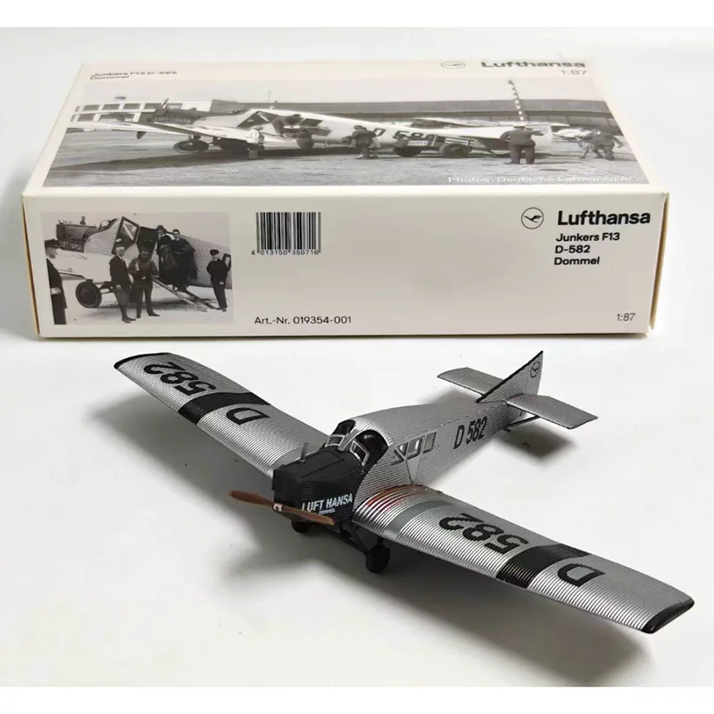 

Коллекционная модель самолета Herpa 1/87 Junkers F13 Lufthansa Airlines из сплава, предмет декора