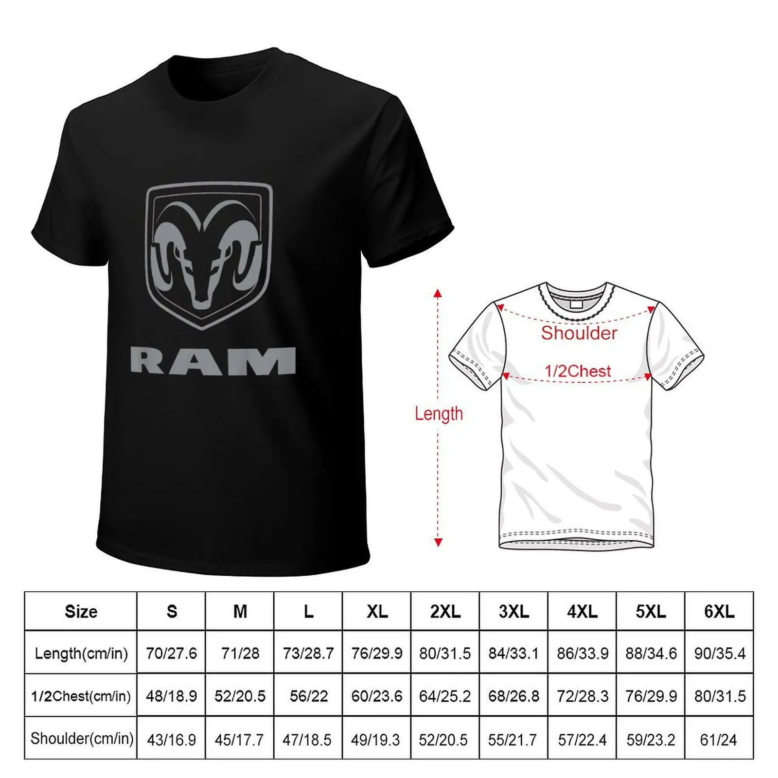 Kids Ram Trucks Grey Logo T-Shirt Louboutins new gifts and t-shirts cute tops for a boy Short sleeve tee men