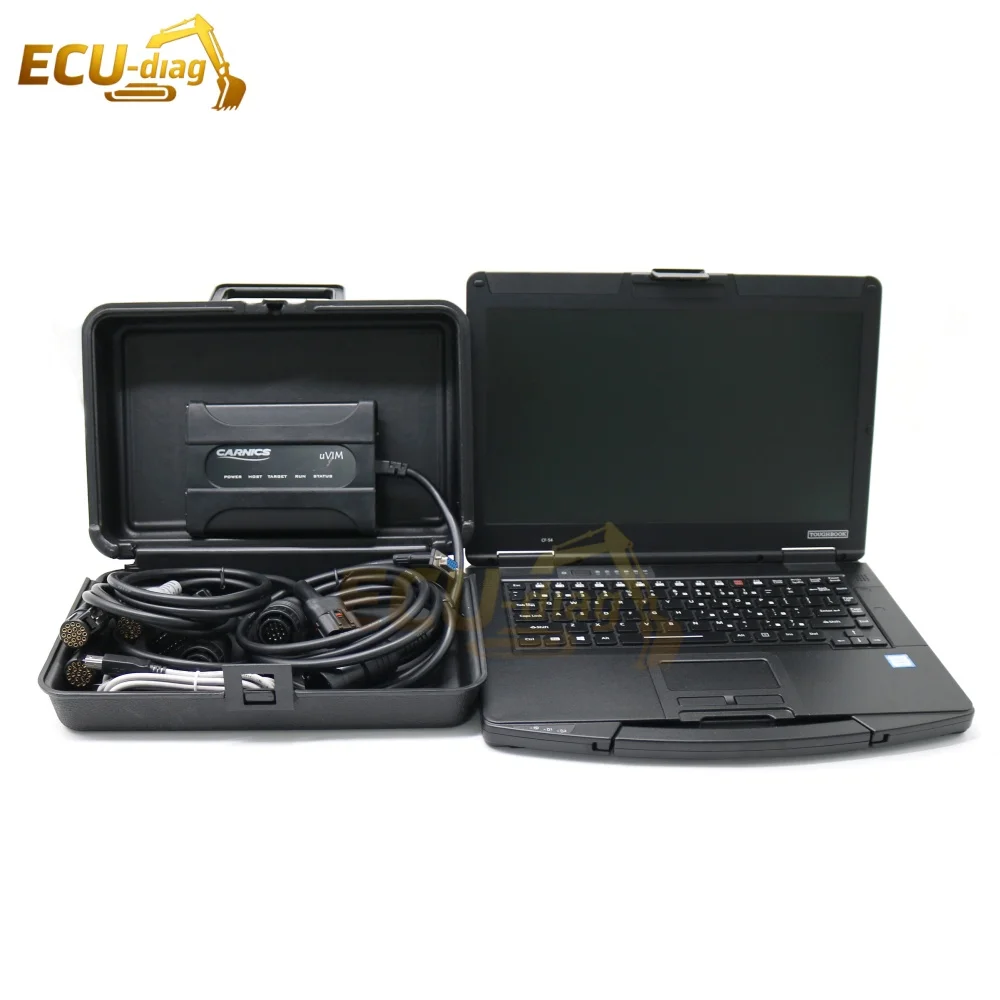 Original for DOOSAN UVIM Communication Interface Scanner Kit Heavy Duty Forklift Excavator Loader Diagnostic Tool with Software