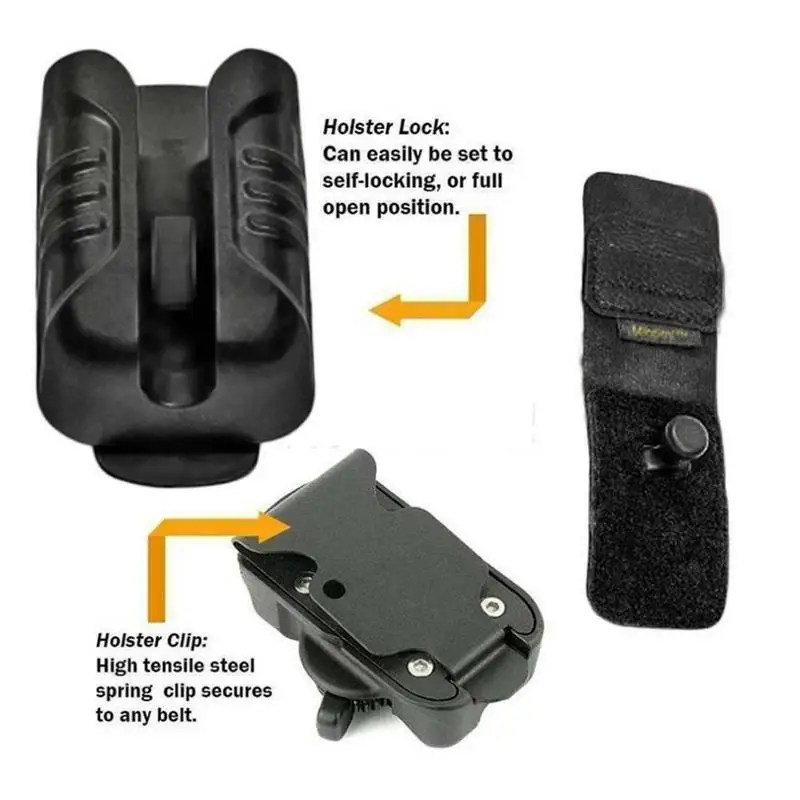 Tool Holster Portable Tape Measure Holder Spider Tool Holster Hammer Holster Set Self Locking Quick Draw Belt Holster Clip