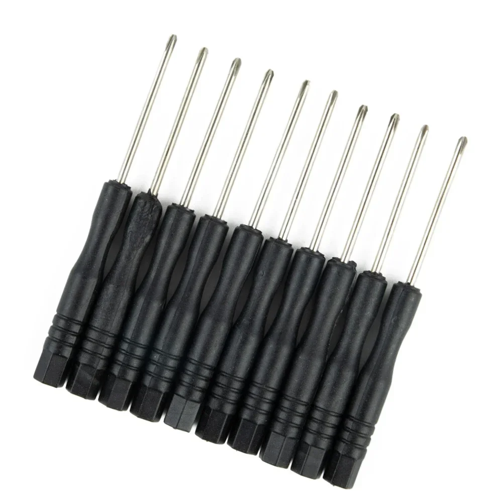 Repair Tool Screwdrivers 10Pcs 2mm 82mm / 3.22Inch Cross Screwdrivers Hand Tools Slotted Screwdriver Practical
