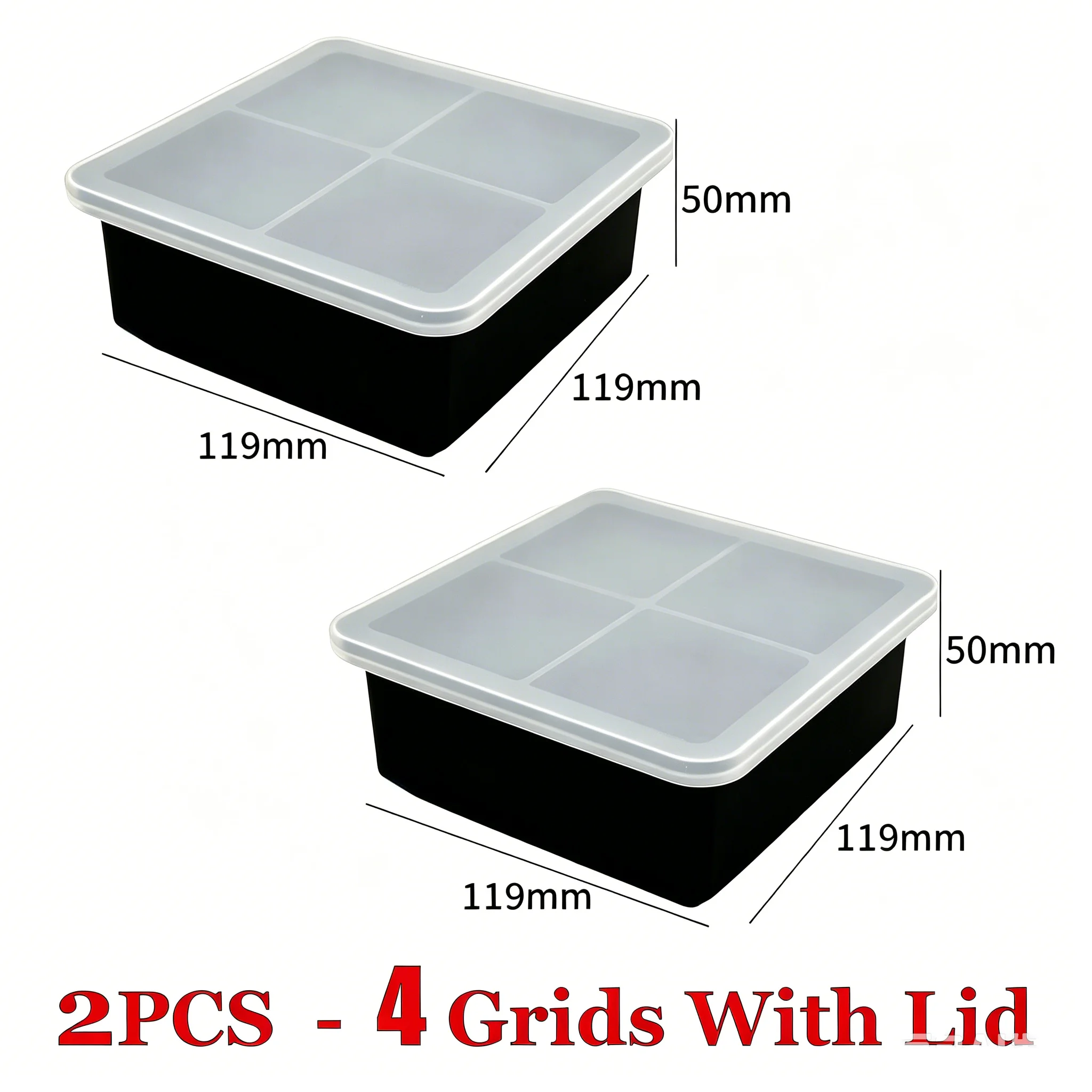 4G with lid 2pcs