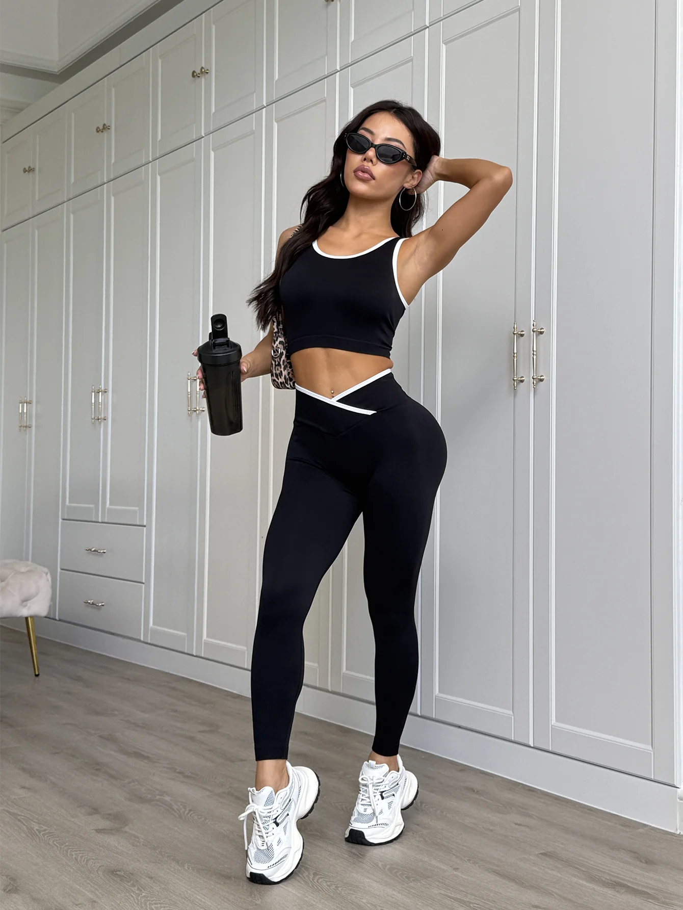 Women's Seamless Leggings - Tummy Control Gym Sports Yoga Pant with 4-Way Stretch Squat-Proof & Tummy Control Activewear Autumn