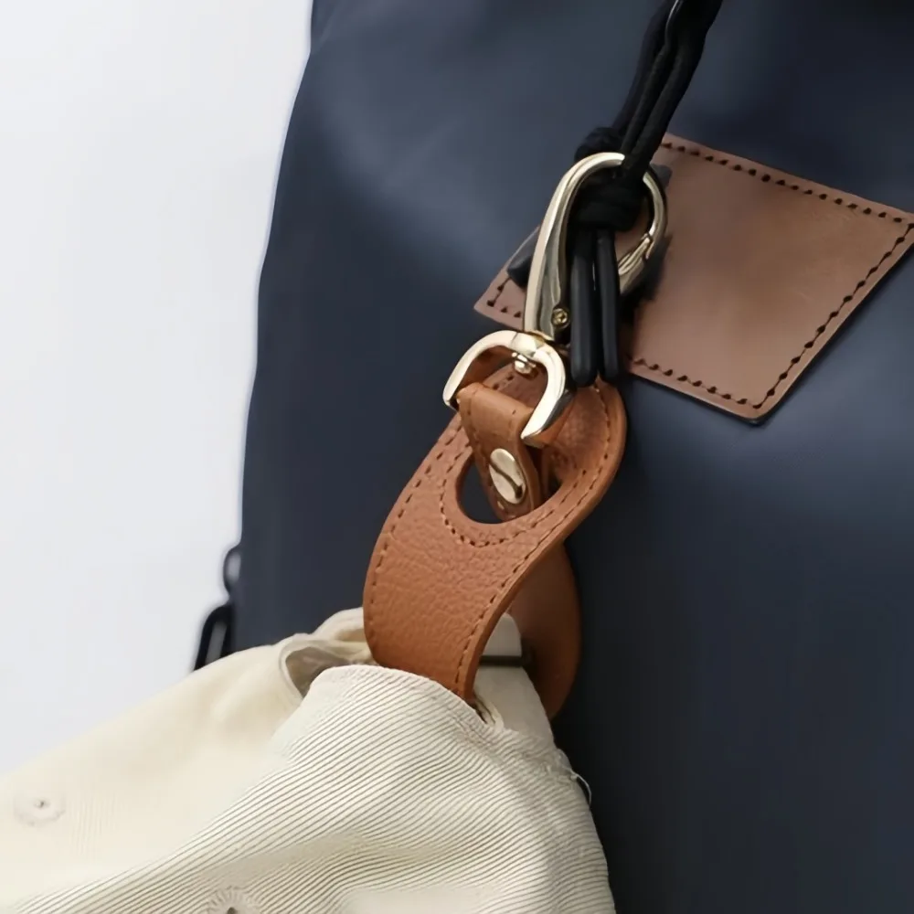 Travel Hat Clip Leather Golf Baseball Hat Strap Towel Storage Buckle Multi-purpose Outdoor Hiking Gloves Anti Lost Hang Buckle - view 5
