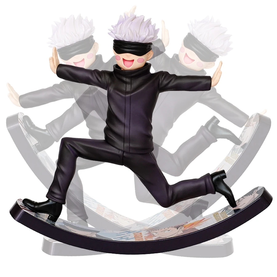 16,5 cm Jujutsu Kaisen Anime Figur Rocking Trojan Gojou Satoru Action Figur Auto Dekorationen PVC Erwachsene Sammlung Modell Puppe Spielzeug