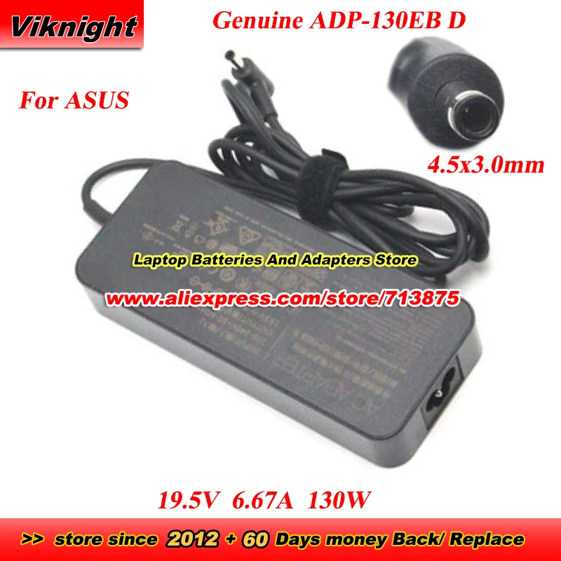 

​Genuine ADP-130EB D 0A001-00310200 19.5V 6.67A 130W AC Adapter for ASUS Zenbook NX500 NX500J NX500JK G501vw Series Ultabook