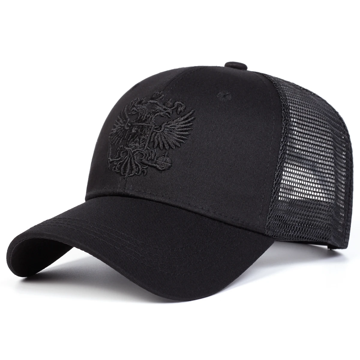 Unisex Double-headed Eagl Embroidery Baseball Net Caps Spring and Summer Outdoor Adjustable Casual Hats Sunscreen Hat Sports Cap